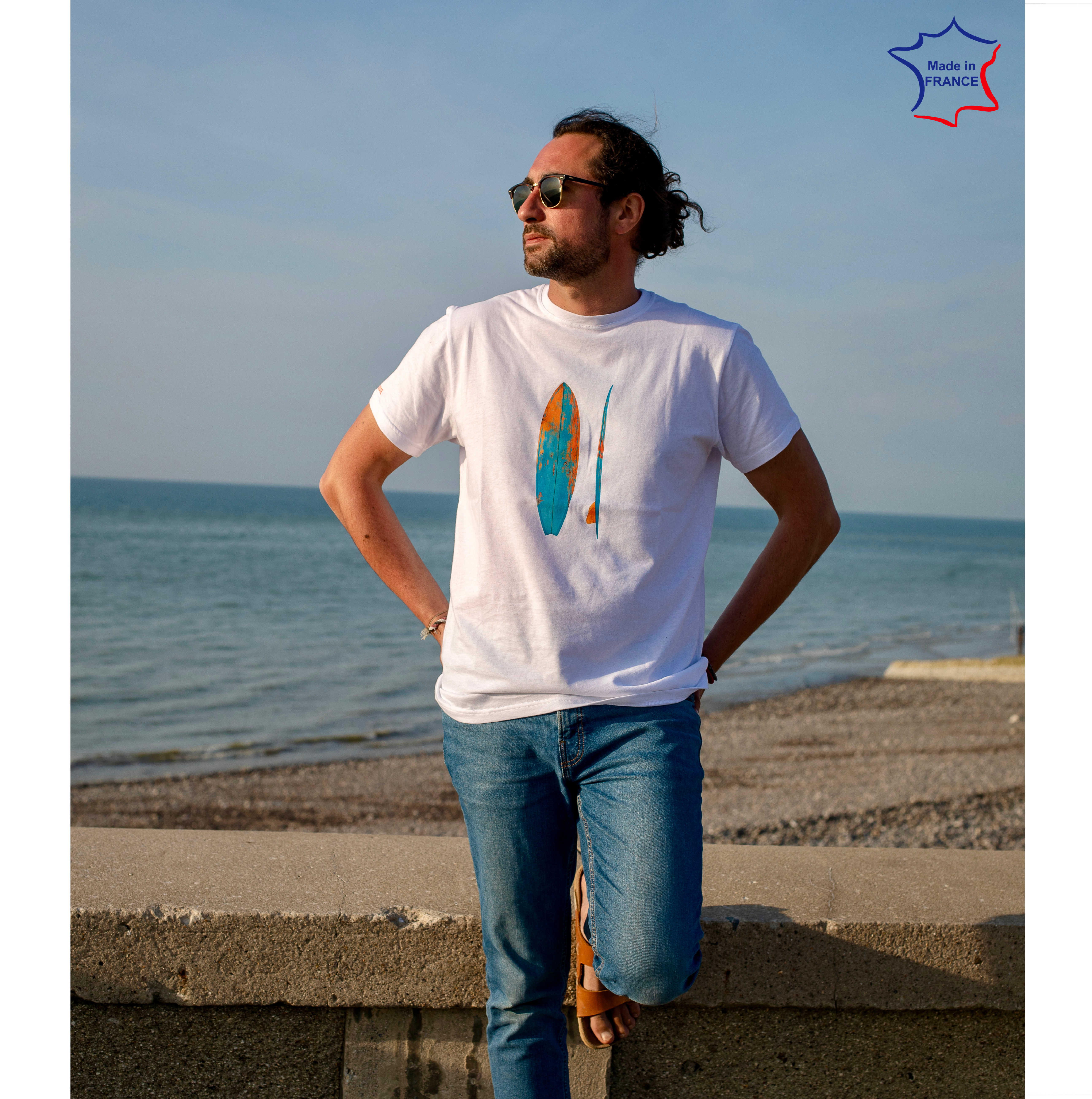 T-SHIRT LA PLANCHE BLANC